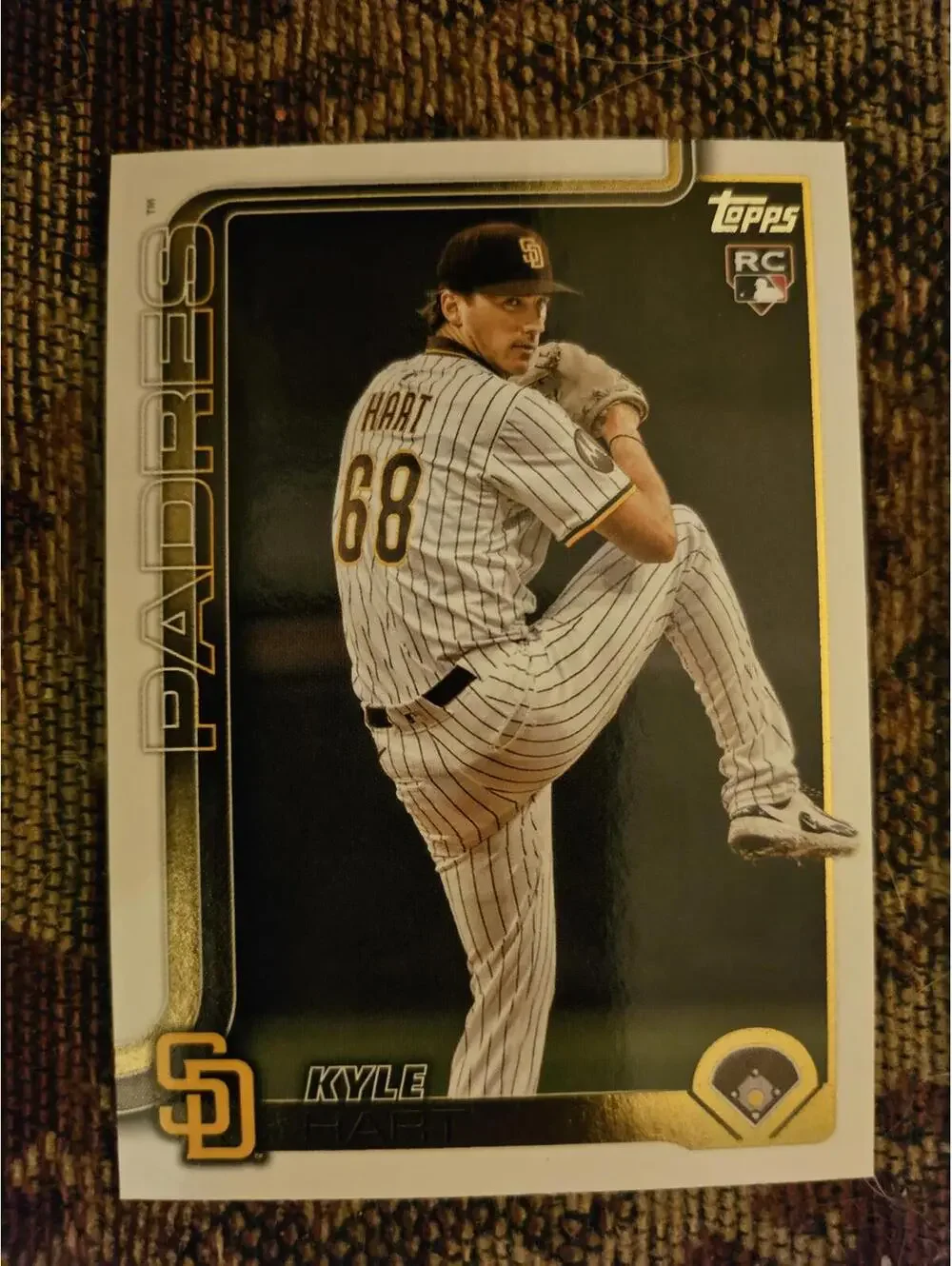 2025 Topps Update - Kyle Hart - RC #US301 - Padres - RAW Mint - Rookie